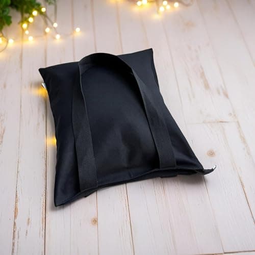 Augbunny 12OZ 100% Cotton Canvas Zipper Closure Lined Reusable Grocery Shopping Bag Beach Bag Daily Casual Multi Purpose Tote — view 3