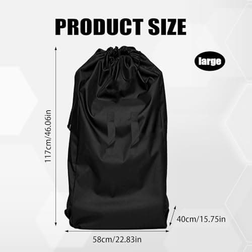 Kighdel Stroller Travel Bag for Airplane, 58 * 117 * 40cm Large TPortable Durable Pram Bag, Waterproof Fabric for Buggy Travel Storage — view 5