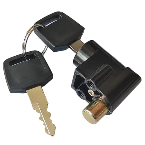 RV Battery Lock, Anti-theft Metal Safety Portable Ebike Key Ignition RV Battery Box Lock with 2 Keys for Motorcycle Electric Bike Scooter
