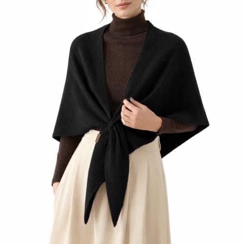 Celsano Triangle Pashmina Shawls and Wraps 185*75cm Knitted Shawl for Women