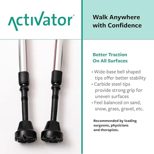 ACTIVATOR Walking Poles for core strengthening, Stability and Off-Loading — view 5