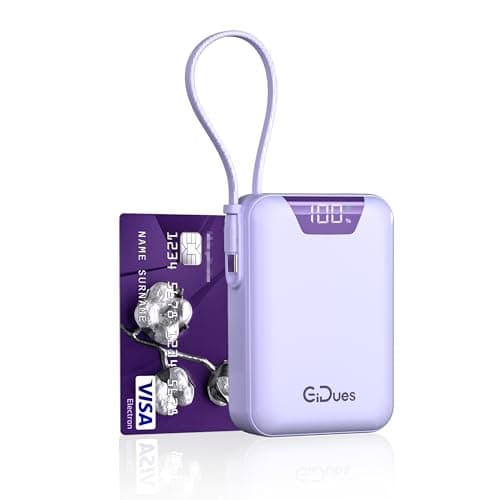 Gidues M2 Portable Charger (purple)