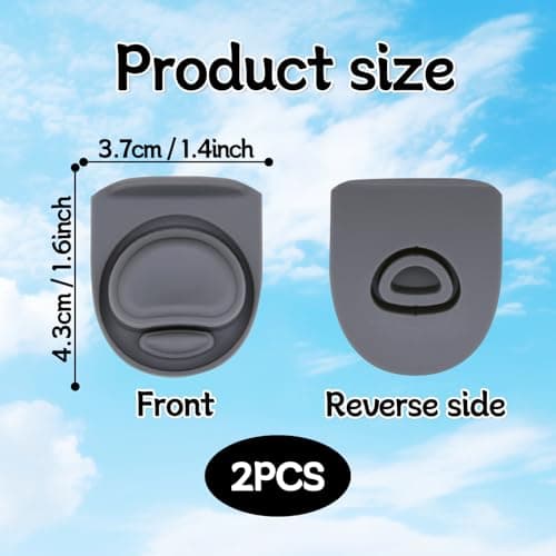 BMSQOFD 2pcs Replacement Rubber Stopper Seal Compatible with Owala FreeSip 24oz 32oz,Water Bottle Lid Insert Cap Silicone Seal Parts for Owala 16/19/24/32/40oz Spout Gasket Mouthpiece Accessories PE1 — view 2