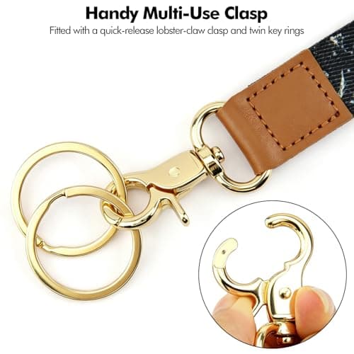 Lunhoo 3 Pack Lanyard with Key Ring, Neck Lanyard, Multi-Purpose Keychain Lanyard for Office Student Travel — view 3