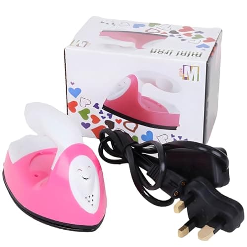 Mini DIY Craft Electric Iron, Pink
