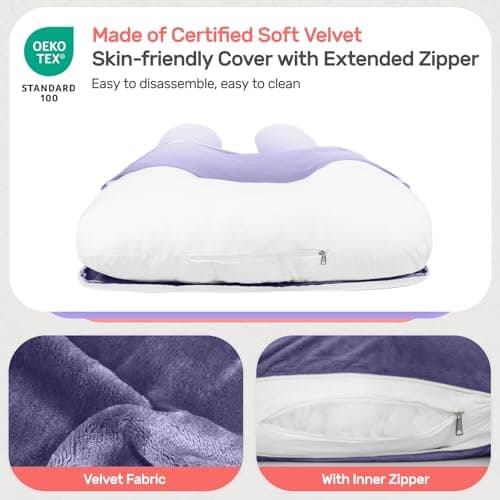 Nuliie Pregnancy Pillow for Sleeping, U Shaped Full Body Pillow — view 6