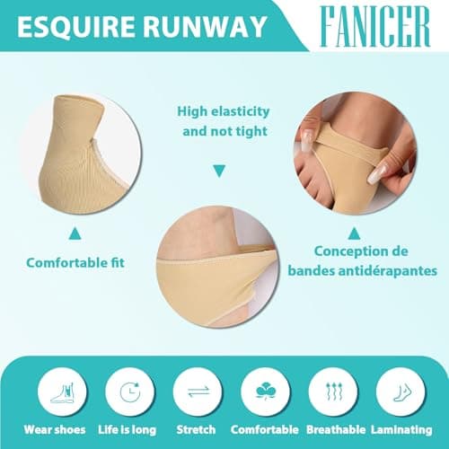 Hallux Valgus Socks L Size with Anti Slip Strips Toe Support Foot Care — view 3
