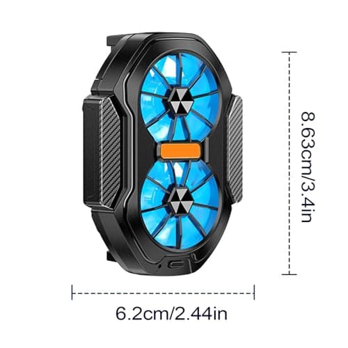 Mobile Phone Cooler 2-Fan Mobile Phone Cooling Pad with Clip — view 5