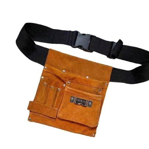Carpenter Tool Belt Hammer Holder Adjustable Artificial Leather