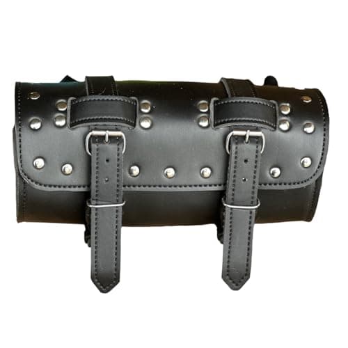 Motorcycle PU Leather Cruise Tool Saddle Bag Head Bag — view 5