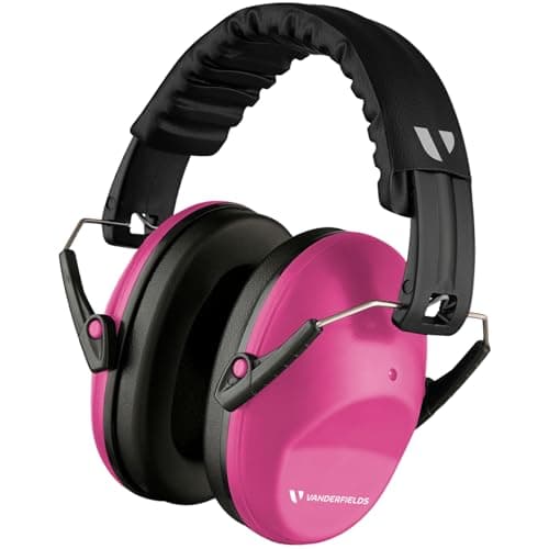 Vanderfields Kids Ear Defenders - 31 dB (2K Hz), Pink Rose