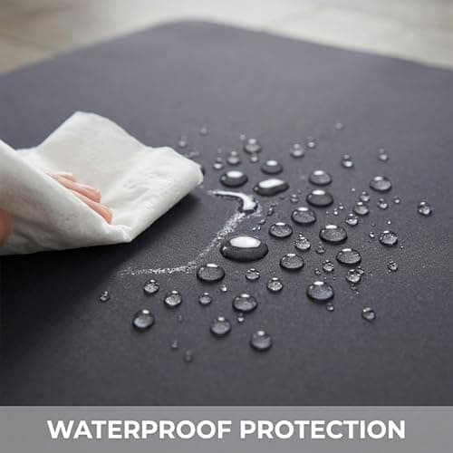 Splash Mat for Under High Chair, Waterproof Washable Highchair Splat Mat — view 3