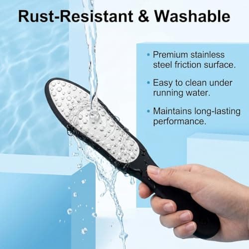 Double Sided Stainless Steel Foot File Callus Remover for Hard Dry Skin — view 4