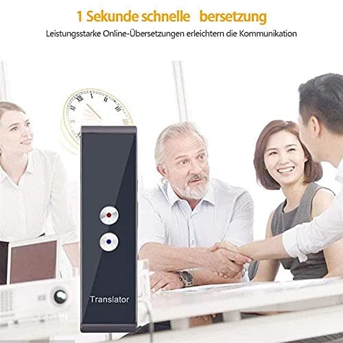 KGFDSGDS Smart Language Translator Device, Portable Voice Translator, 41 Languages Instant Two Way Translation, for Travel Abroad Learning Shopping Business,Brown Hello — view 2