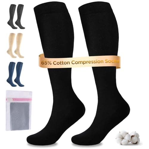 Niofind Compression Socks for Women & Men, 15–20mmHg, Knee High