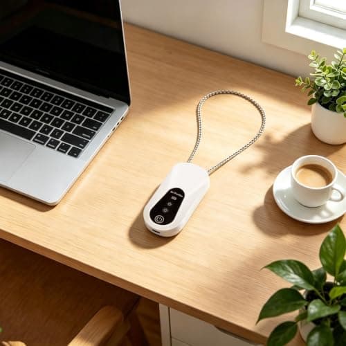 Portable Air Purifier Rechargeable Quiet Personal Wearable Battery Filter — view 3
