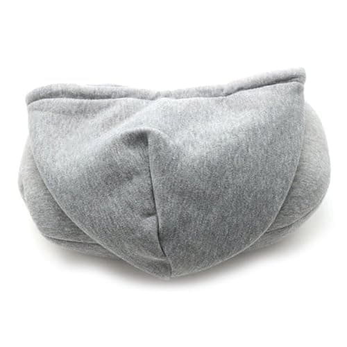 VICASKY 28x30x9 Hooded U Shaped Memory Foam Neck Pillow Cotton