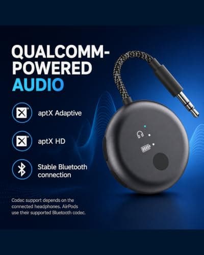 Avantree SoundJet R1-25Hr Airplane Bluetooth Adapter for All AirPods — view 4