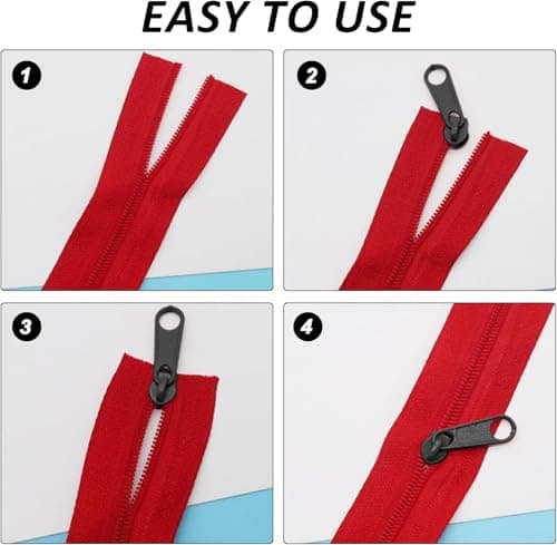 10 PCS Zipper Pull and Repair Kit for Clothes, Jeans, Coats, Jackets, Backpacks and Luggage - Detachable Replacement Pulls — view 5