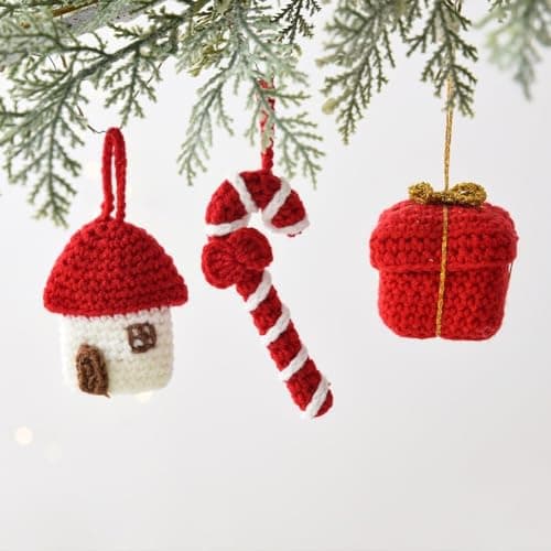 Hoppipola Christmas Yarn Knitted Walking Stick Reinforced Equipment Improvement (Knitted Walking Stick) — view 4