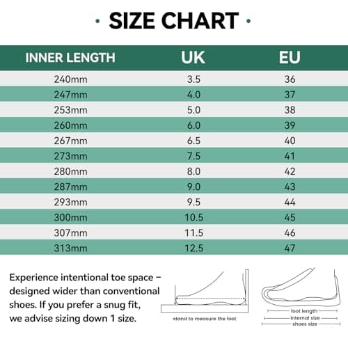 gitzing Barefoot Shoes for Womens Mens Wide Outdoor Trail Minimalist Running Trainers Walking Shoes Lightweight and Breathable Sneakers Unisex-Classic Blue 10.5 UK(45 EU) — view 6