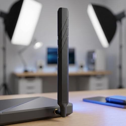 LRXIYODE Foldable Swivel Wideband 5g Antenna with Omnidirectional Sma Connector, Plastic and Alloy Material, Adjustable 90 Degree Hinge for Cellular Routers and Mobile Hotspots, Suitable — view 5