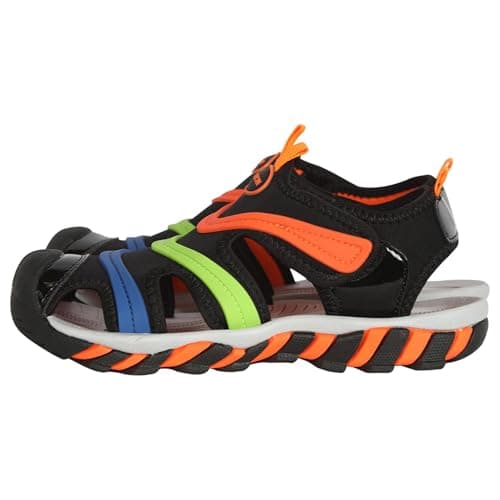 A2Z 4 Kids Boys Athletic Sandals Closed Toe Summer Holiday Beach Sports Mules - Sandal AZ3007 Multi 2 UK — view 2