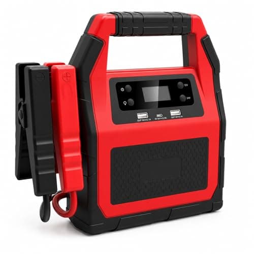 Heavy Duty 12V/24V Truck Jump Starter - 42000mAh Portable Battery Booster with 1500A Peak for Large Diesel Engines & Commercial Vehicles