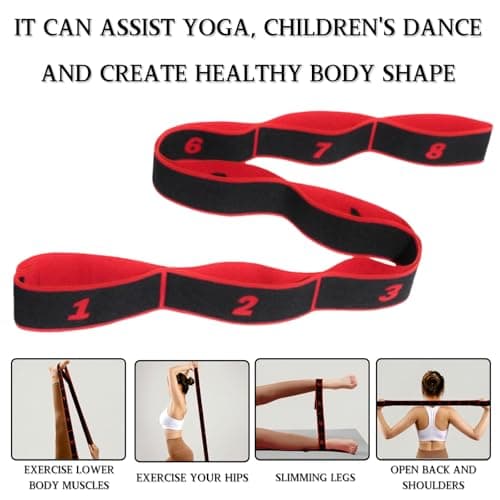 KEYRI 2 PCS Resistance Bands Stretch Strap Elastic Kids Stretch Band — view 4