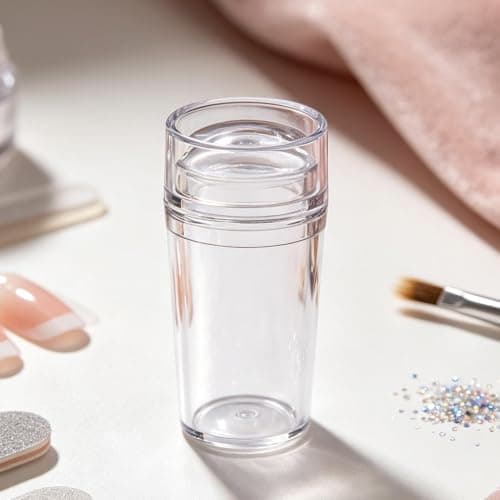 Nail Stamper Kit Silicone Soft Transparent Stamper with Scraper — view 3