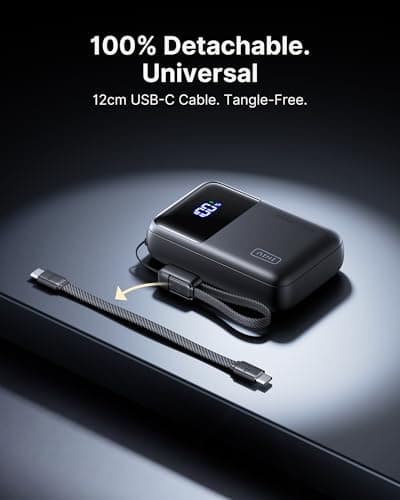 INIU Laptop Power Bank, Smallest 20000mAh 65W Fast Charging Battery Pack — view 5