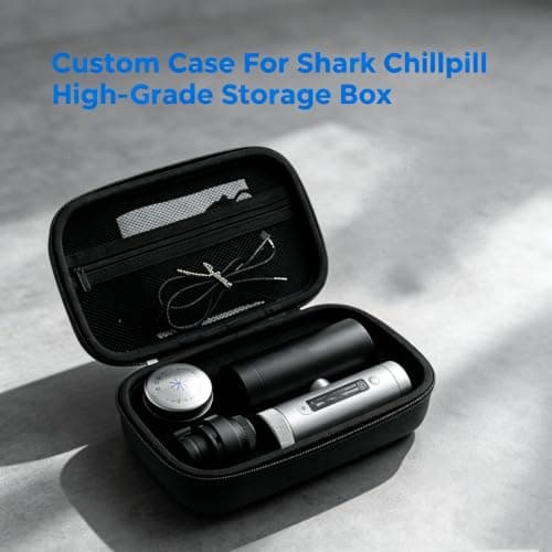 RuiDay Hard Travel Case for Shark Chill Pill FA02X, with Compartments — view 2