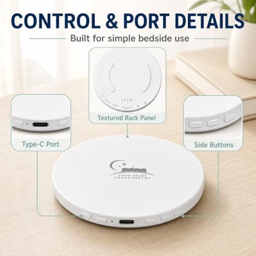 Bone Conduction Pillow Speaker Bluetooth,Compact Mini Under Pillow Speaker — view 6