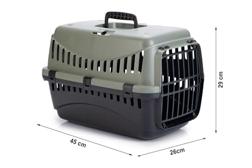 MP Bergamo Gipsy 50 - Travel Accessory, Dog and Cat Carrier - Plastic Door - for Dogs and Cats (46x31x32) — view 2