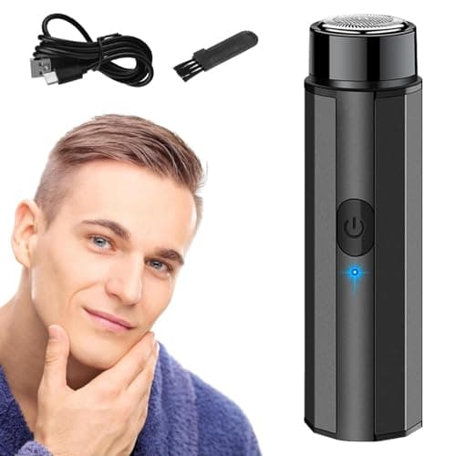Portable Facial Hair Shaver – Slim Pocket Raazor, Mini Cordless Electric