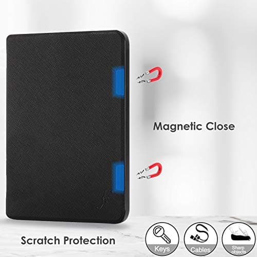 Forefront Cases Case for New Amazon Kindle (16 GB) 6" (11th Generation - 2024 & 2022 Models) - Black - Slim, Light & Protective, Smart Auto Sleep-Wake Function Cover for Kindle 6" — view 3