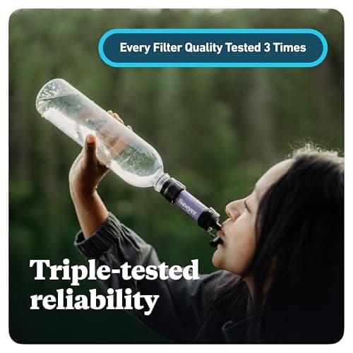 Sawyer Products SP128 Mini Water Filtration System, Single, Blue — view 3