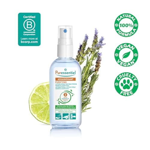Puressentiel Natural Antibacterial Spray 80ml for hands & surfaces — view 2