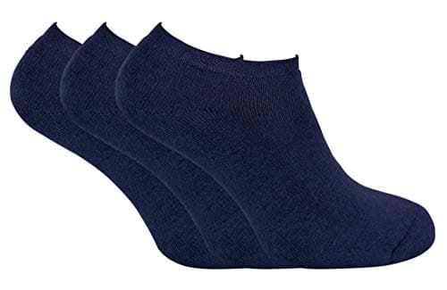 3 Pairs Mens Winter Warm Cushioned Low Cut Ankle Thermal Trainer Socks