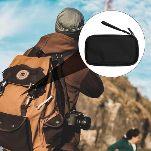 Portable Electronic Organizer - Jagowa Bag: Power Bank, Cable, Hard Drive Case, Travel Pouch with Zipper - Compact & Stylish - Black — view 5