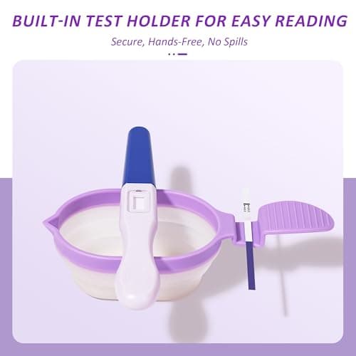 Ihaapsi Collapsible Pee Cup 2 Pack, with Test Rest, Non-Slip Handle — view 4