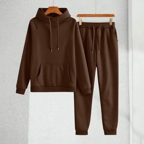 Matching Hoodie And Jogger Co-Ord For Women - Drawstring Two Piece Set — view 3