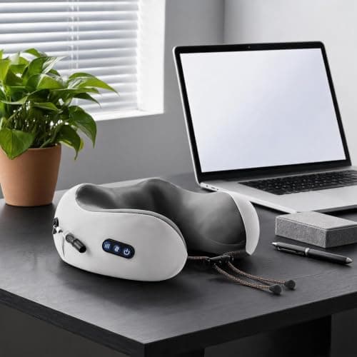 Massage Neck Pillow - 3 Levels Electric Ergonomic Quiet Support With Heat — view 3