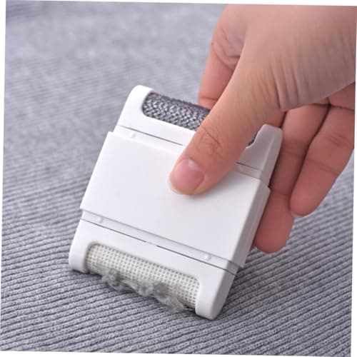 FRCOLOR Reusable Lint Roller Pet Hair Remover, Compact Clothes Defuzzer Stainless Steel Blades, Lightweight Pp Design for Travel, Blankets and Sweaters — view 5
