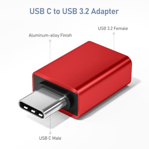 BASESAILOR for MacBook Pro USB Adapter 3Pack,USB C to USB 3.2 Cable Adaptor — view 2
