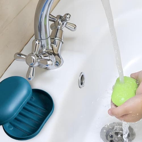 2Pcs Travel Soap Case Box – Leak-Proof Soap Dish with Lid for Shower, Gym, Camping, Hiking – Portable Soap Container for Bar Soaps – Drainage Tray & Snap Closure – Compact, Durable & Reusable — view 5