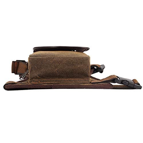 Canvas Drop Leg Bag Hiking Waist Pack for Men Women Outdoor Travel Motorcycle Bike Riding Cycling Fishing Walking Multi-Purpose Thigh Fanny Pouch — view 5