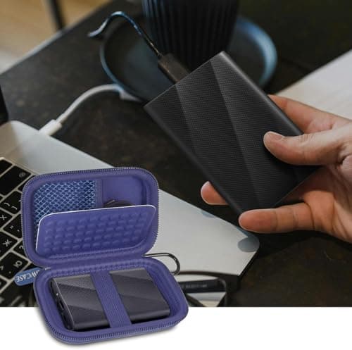 GWCASE for Samsung T9/T7/T7 Shield SSD Case, Anti-Shock, Blue — view 5