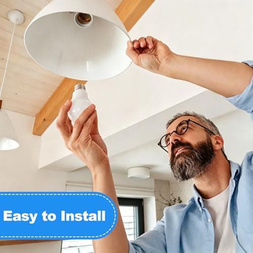 6 Pack B22 to E27 Light Bulb Adapter, Bayonet Cap BC to Edison Screw ES Socket Converter, Universal Lamp Holder for LED Bulbs, Ceiling Fans, Floor Lamps & Hanging Light Fittings, 6PCS — view 6