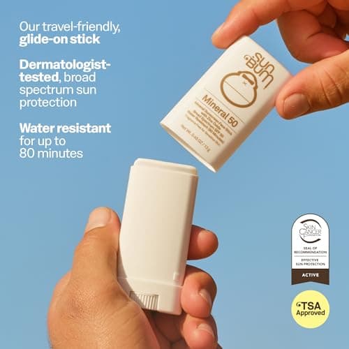 Sun Bum Mineral SPF 50 Face Stick Sunscreen - Travel Size, 0.45 oz — view 2